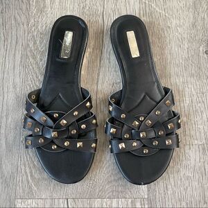 Jennifer Lopez Ginko Women's Strappy Studded Slide Sandals